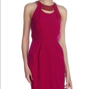 Laundry By Shelli Segal // Pink Dress With Beaded… - image 1